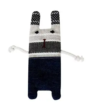 Купить zooexpress игрушка для собак Заяц шуршащая, текстиль 