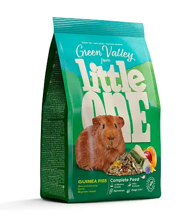 Купить little one Сухой корм для морских свинок "зеленая долина" разнотравье